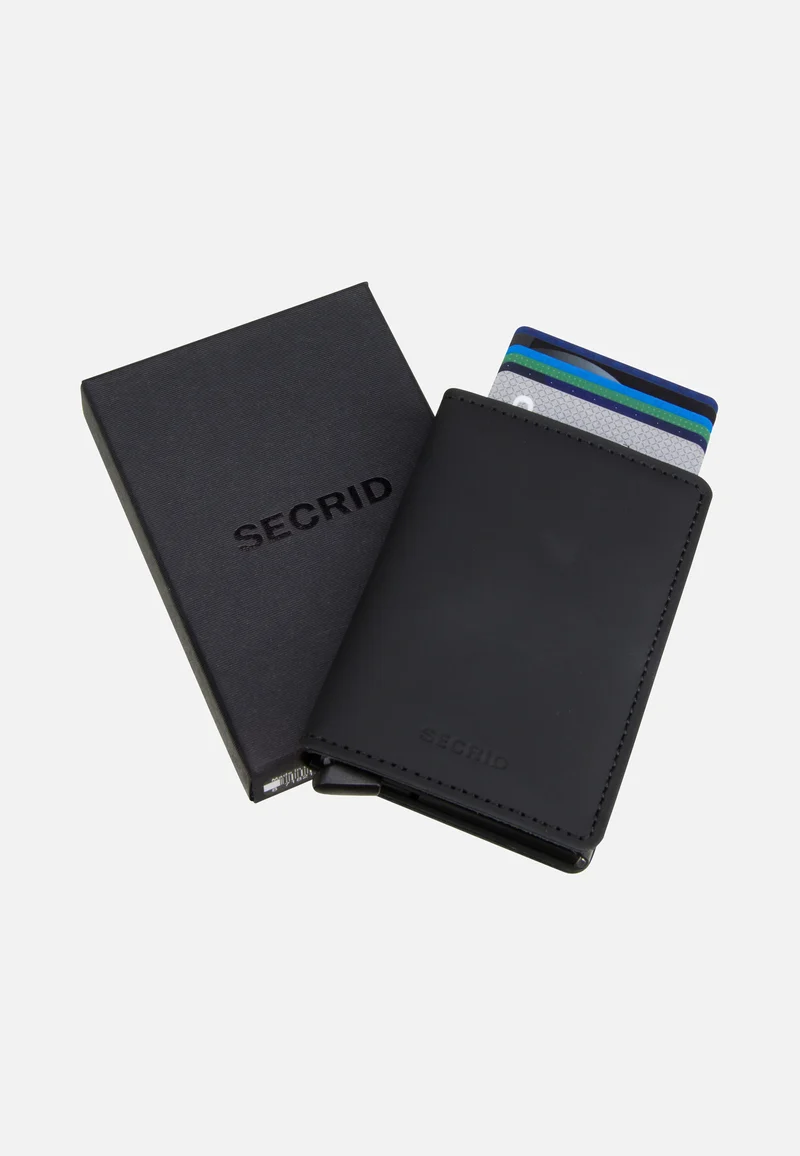 Slimwallet Matte Black - Portemonnaie