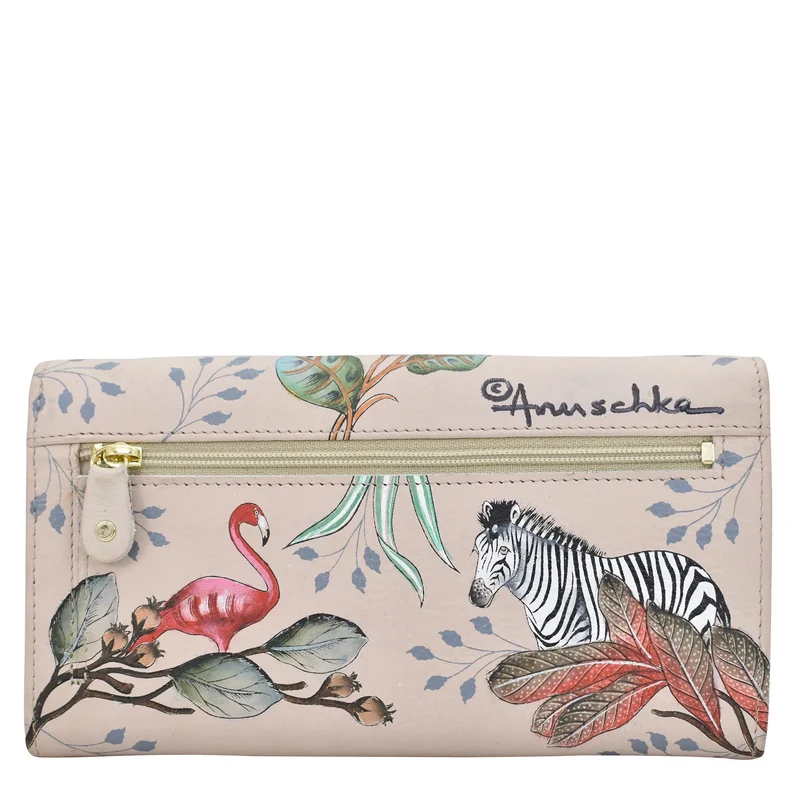 Brieftasche mit Akkordeonklappe - 1112