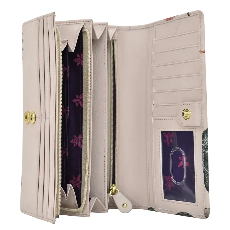 Brieftasche mit Akkordeonklappe - 1112