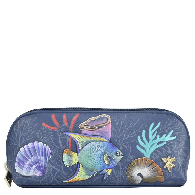 Mittlere Brillen-/Kosmetiktasche mit Rundum-Reißverschluss - 1163