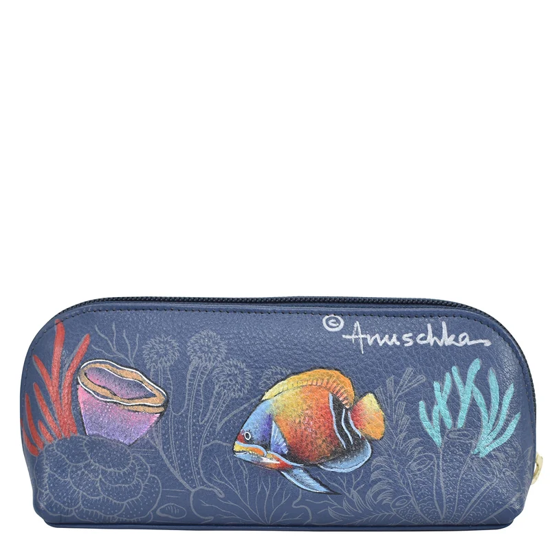 Mittlere Brillen-/Kosmetiktasche mit Rundum-Reißverschluss - 1163