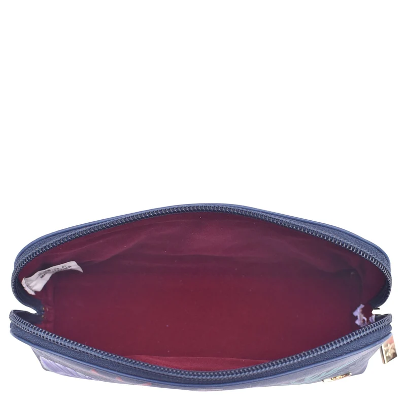 Mittlere Brillen-/Kosmetiktasche mit Rundum-Reißverschluss - 1163