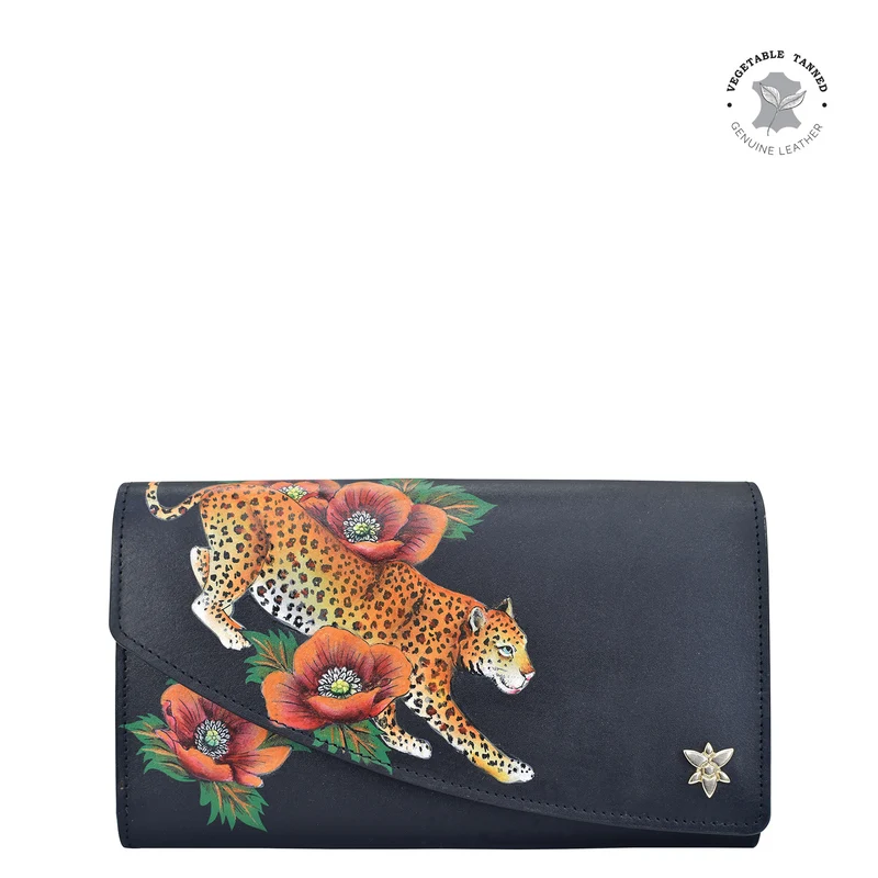 Brieftasche mit Akkordeonklappe - 1174