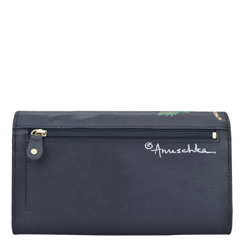 Brieftasche mit Akkordeonklappe - 1174