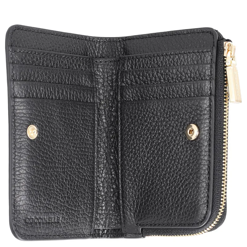 Coccinelle Metallic Soft - Geldbörse 6cc 13 cm (noir)