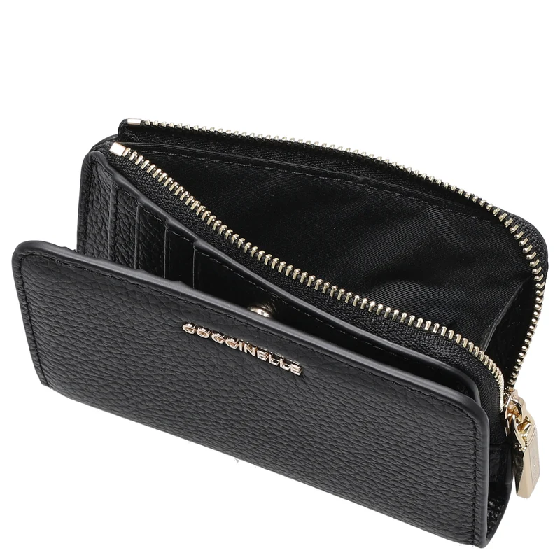 Coccinelle Metallic Soft - Geldbörse 6cc 13 cm (noir)