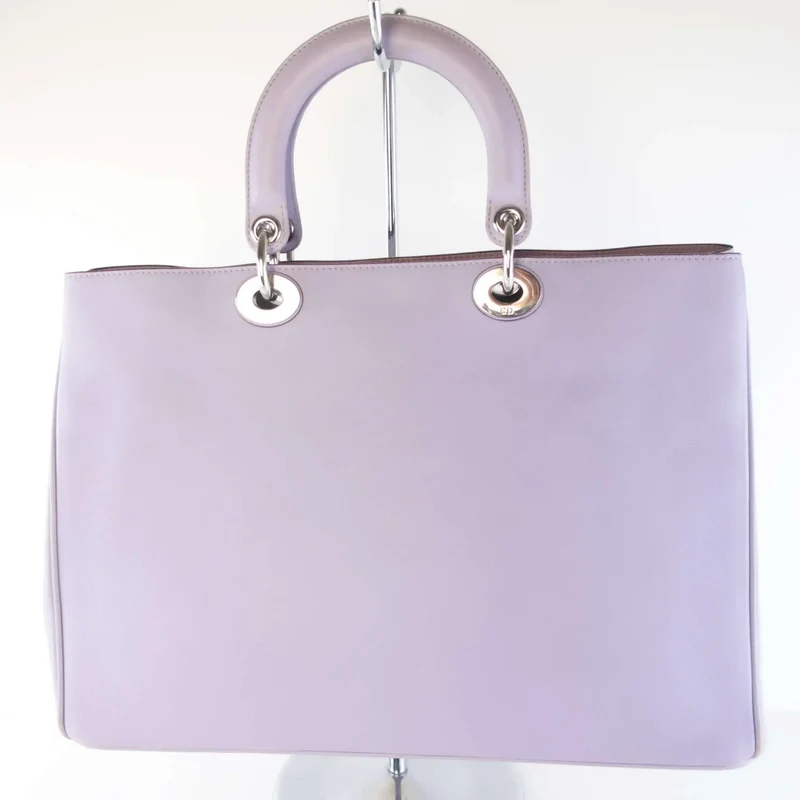Christian Dior Limited Edition Large Lilac Diorissimo Shoulder Bag