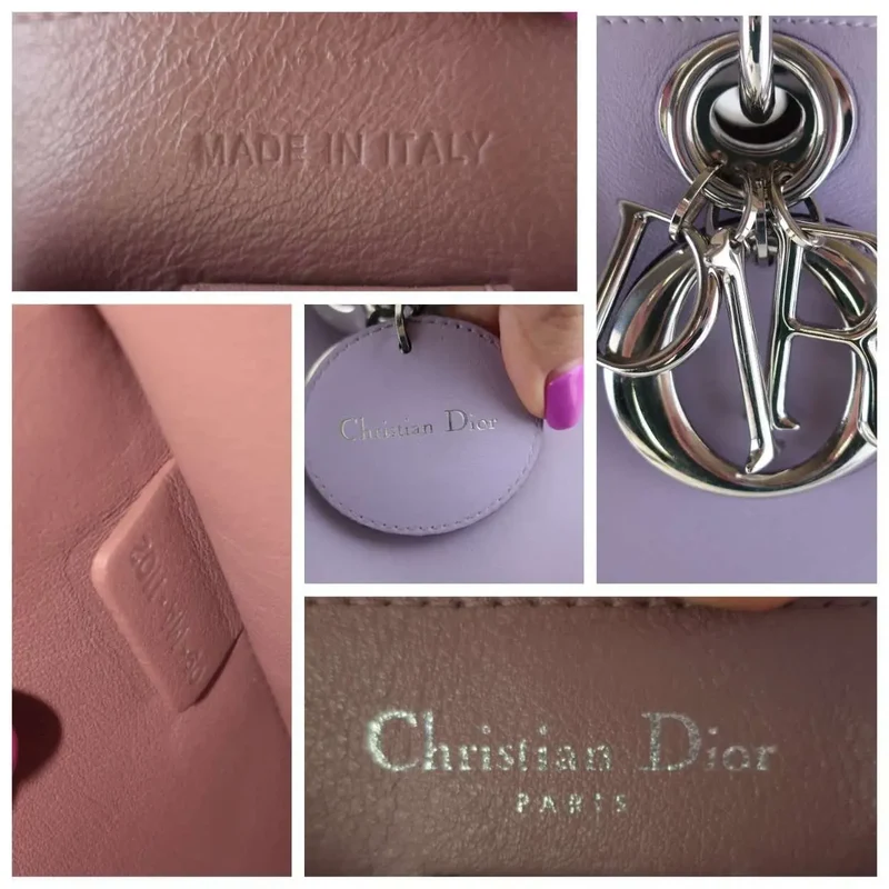 Christian Dior Limited Edition Large Lilac Diorissimo Shoulder Bag