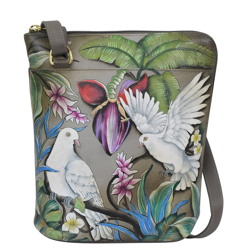 Organizer Crossbody mit verlängertem Seitenreißverschluss - 493