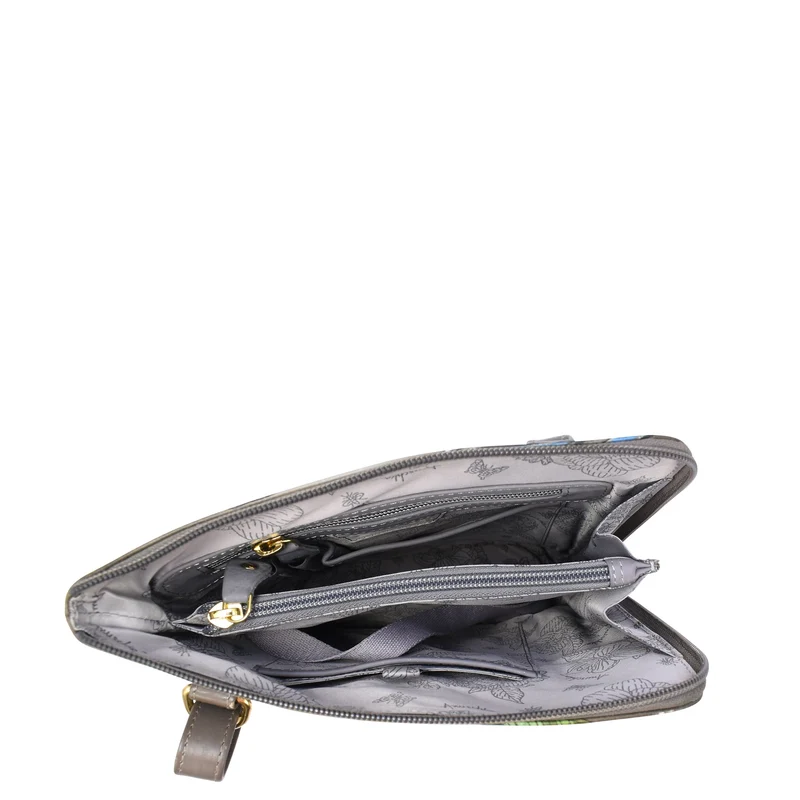 Organizer Crossbody mit verlängertem Seitenreißverschluss - 493