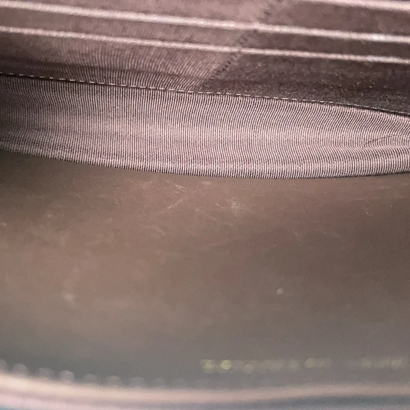Chanel Schwarze Klassische Brieftasche mit Kette (WOC) aus Lammleder 2020