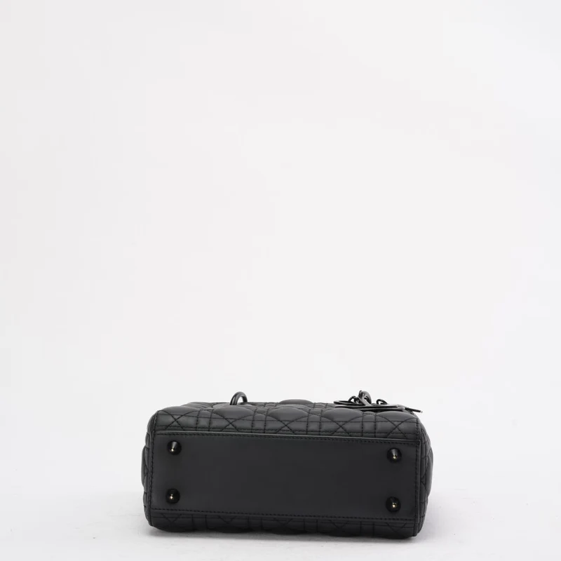 Dior Small Lady Dior My ABCDior Tasche in Schwarz Ultramatte 2020