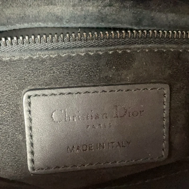 Dior Small Lady Dior My ABCDior Tasche in Schwarz Ultramatte 2020