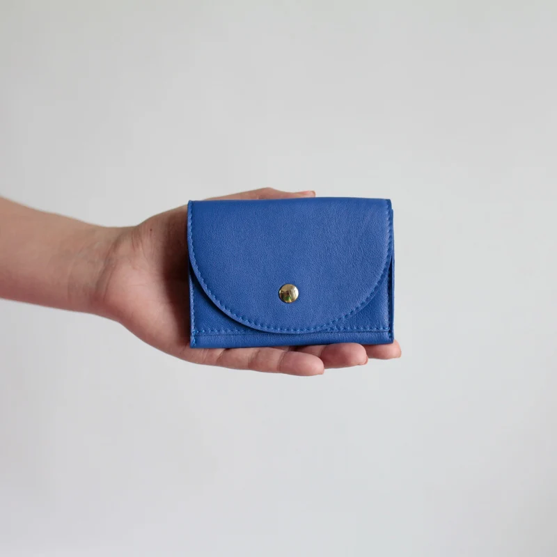 Kleines Portemonnaie Royalblau