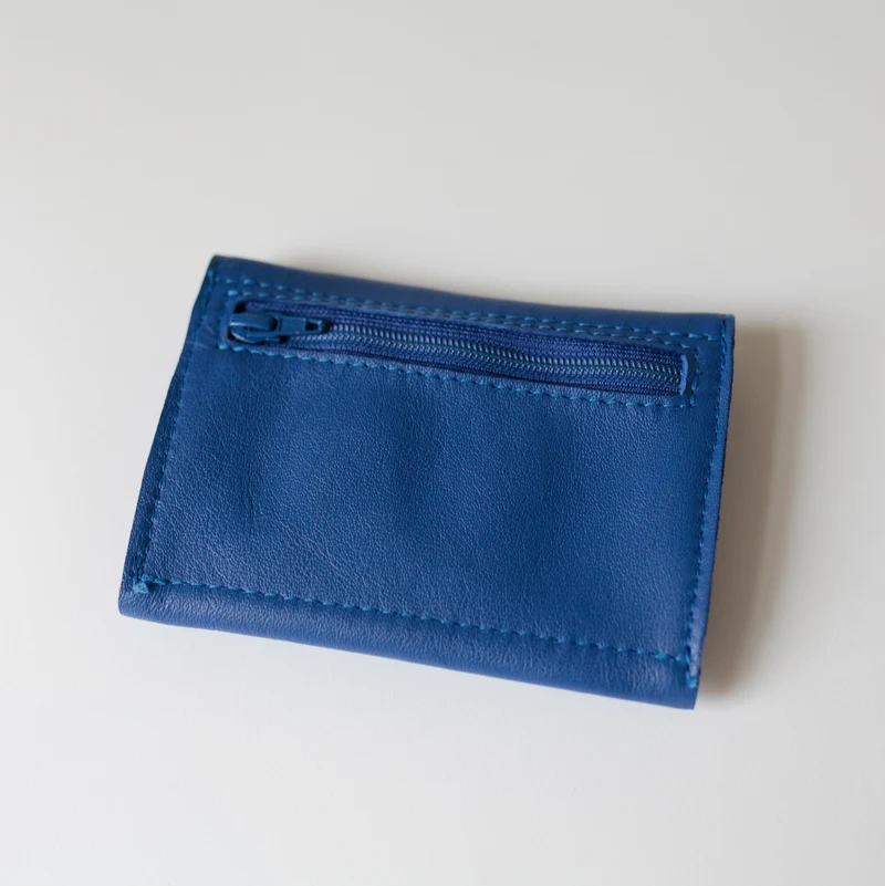 Kleines Portemonnaie Royalblau