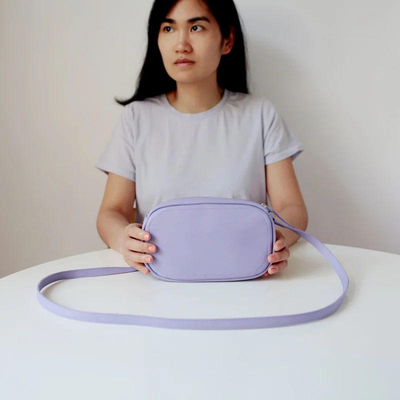 Handtasche OVAL Flieder