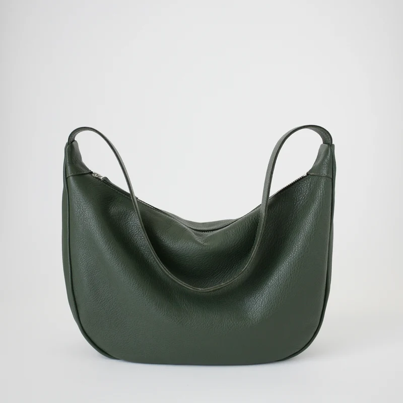 Lederbeutel POUCH Lodengrün