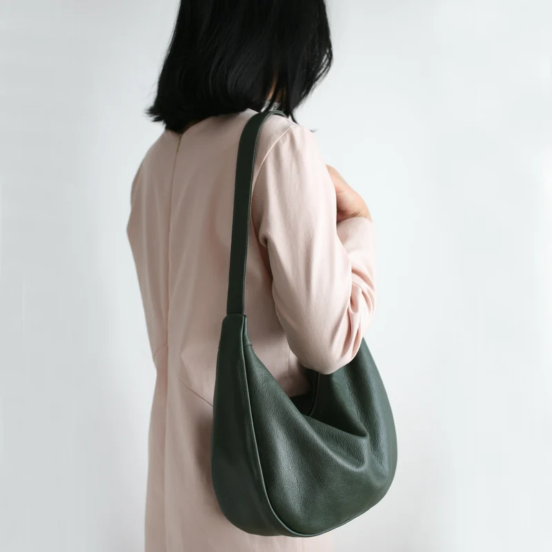 Lederbeutel POUCH Lodengrün