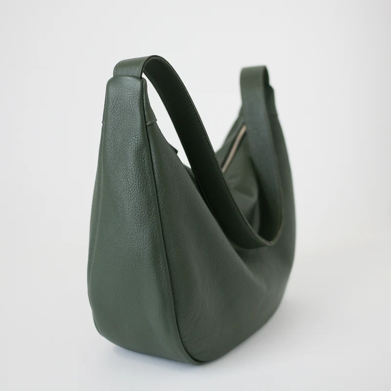 Lederbeutel POUCH Lodengrün
