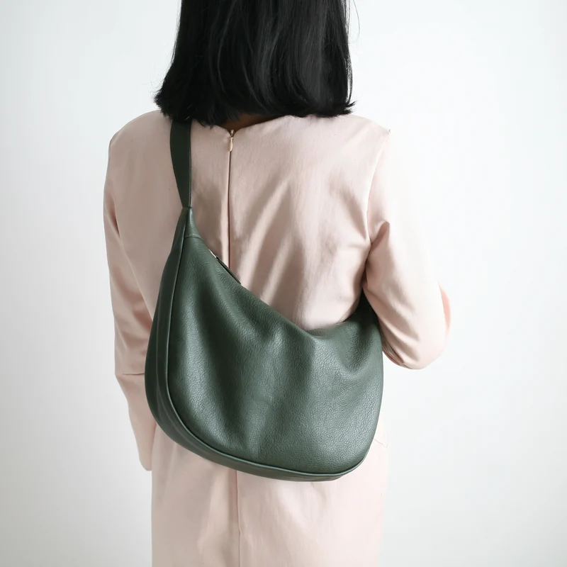 Lederbeutel POUCH Lodengrün