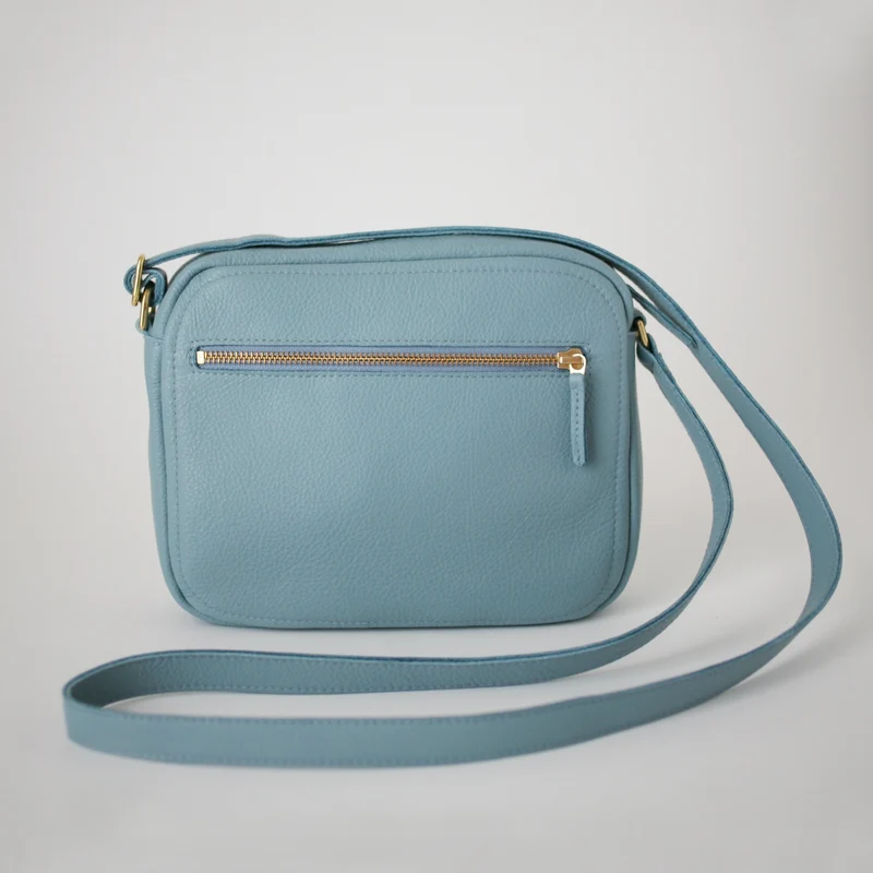 Handtasche ZIP M Taubenblau