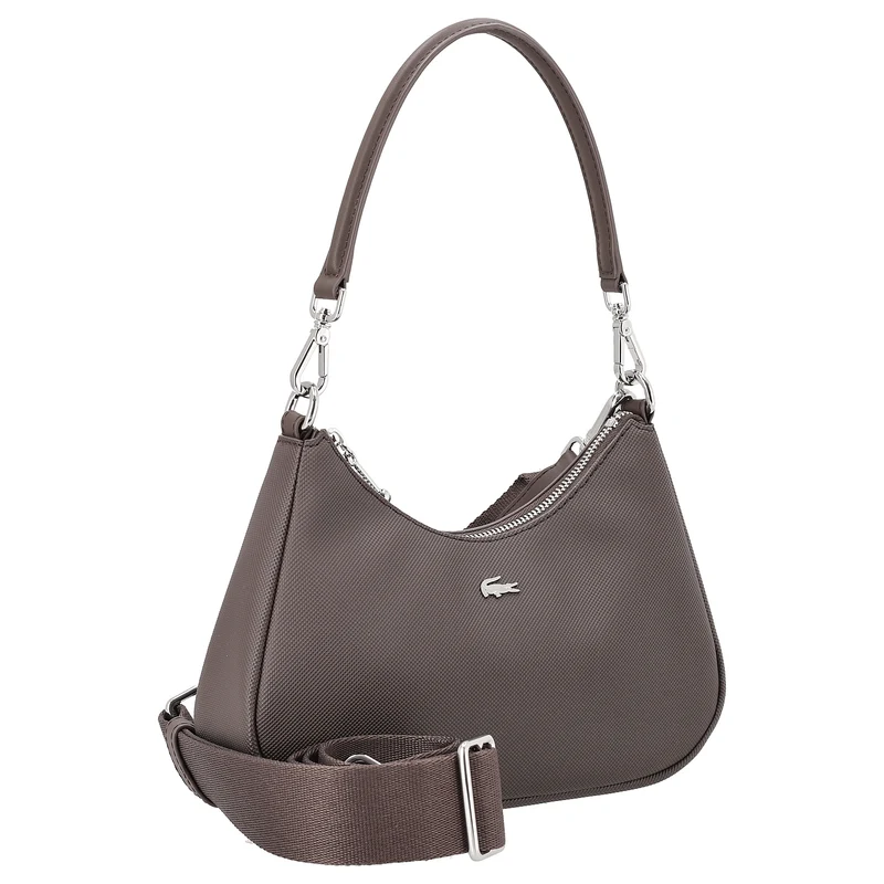 Lacoste Daily City - Schultertasche S 23 cm (dark brown)