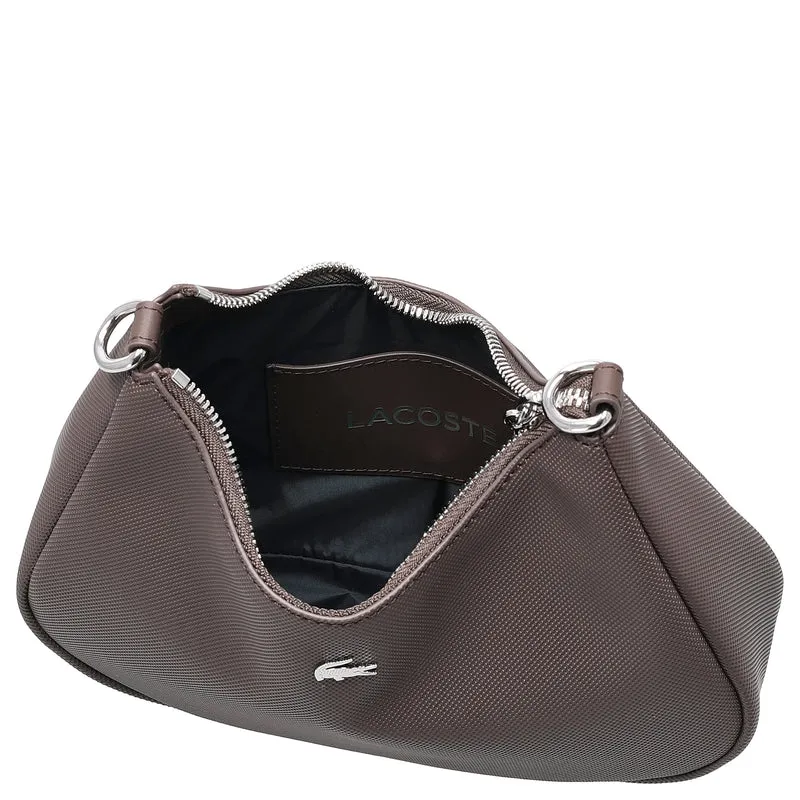 Lacoste Daily City - Schultertasche S 23 cm (dark brown)