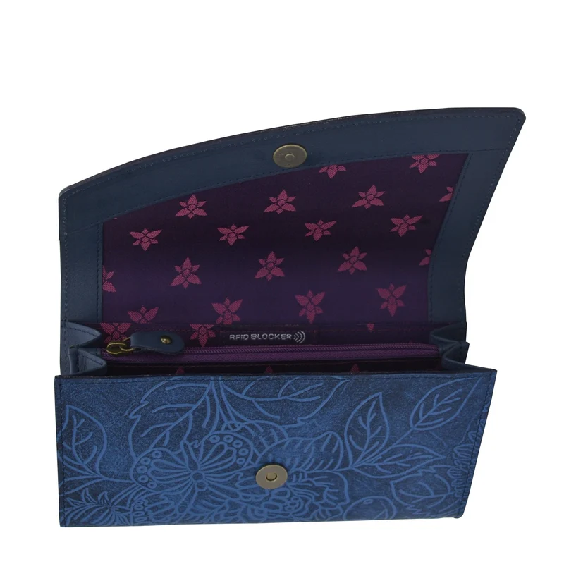 Brieftasche mit Akkordeonklappe - 1174