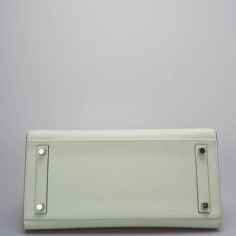 Teil 1: Hermes Birkin Sellier 30 Tasche aus Vert Fizz Epsom-Leder mit Palladium-Beschlägen aus dem Jahr 2023