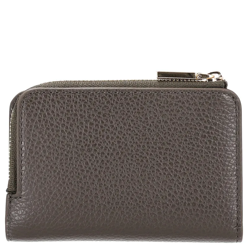 Coccinelle Metallic Soft - Geldbörse 6cc 13 cm (fango)