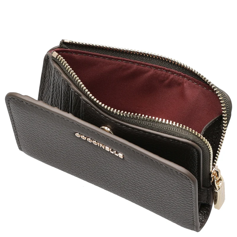 Coccinelle Metallic Soft - Geldbörse 6cc 13 cm (fango)