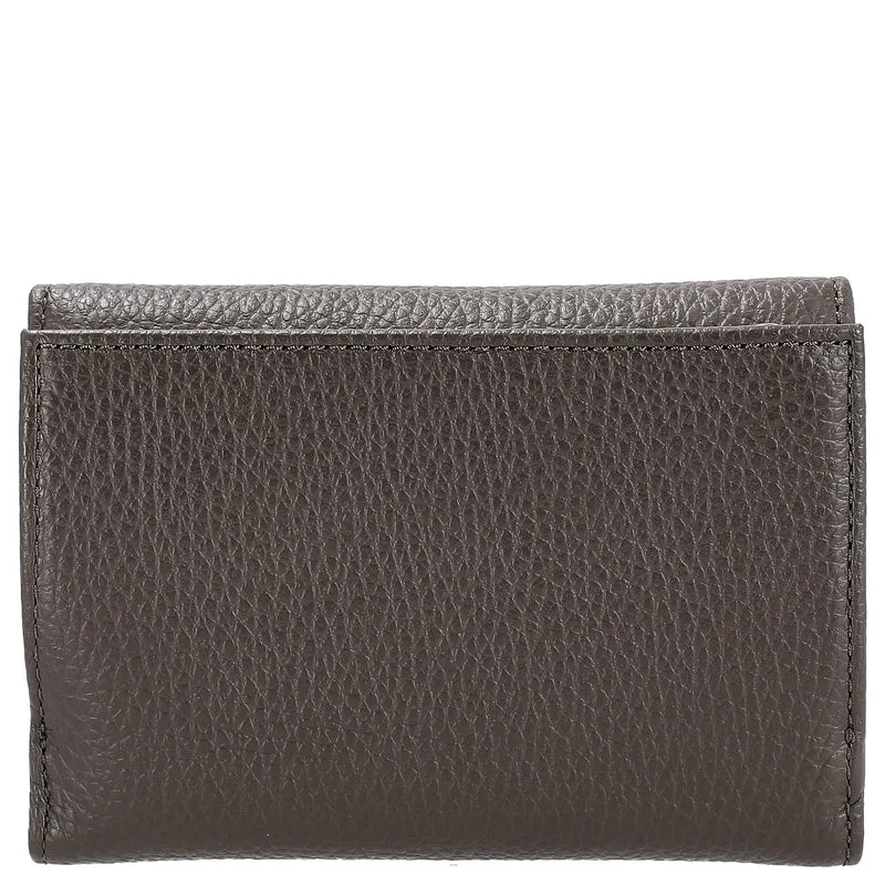 Coccinelle Metallic Soft - Geldbörse 12cc 14 cm (fango)