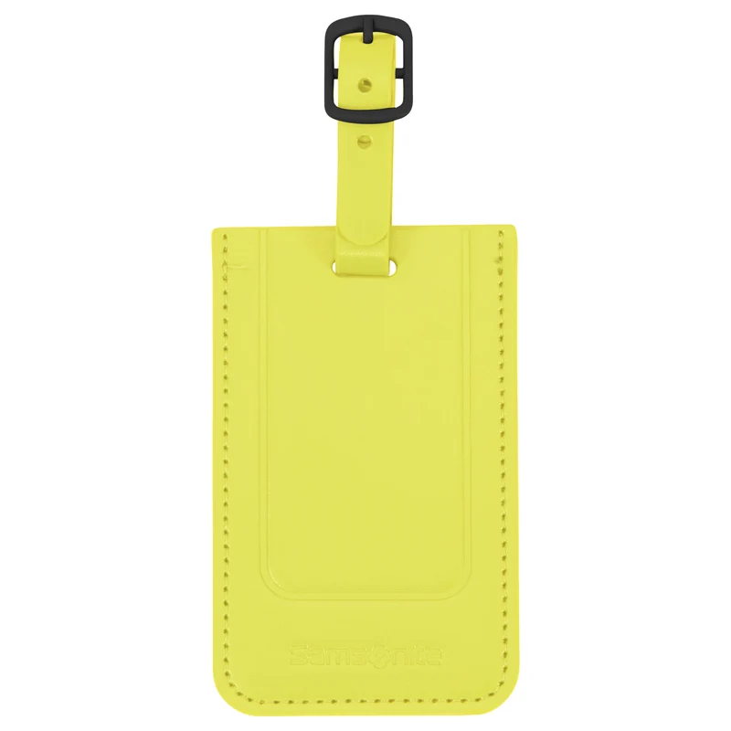 Samsonite Ta Revolution Rectangle Luggage Tag - Kofferanhänger 2tgl. (lime)