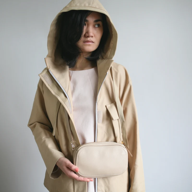 Handtasche OVAL Cappuccino