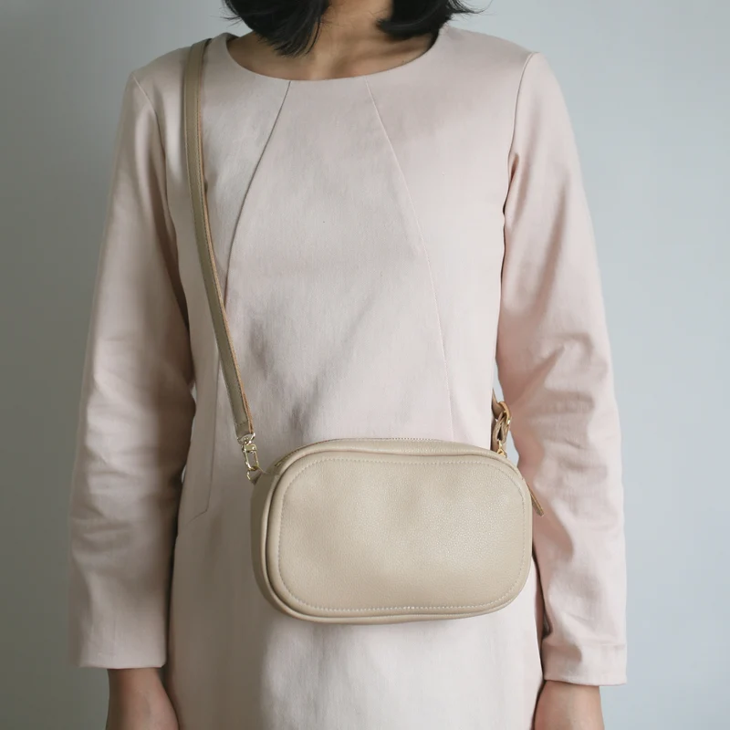 Handtasche OVAL Cappuccino