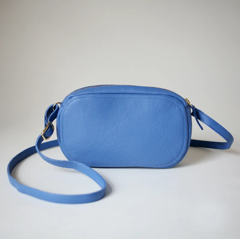 Handtasche OVAL Kornblumenblau