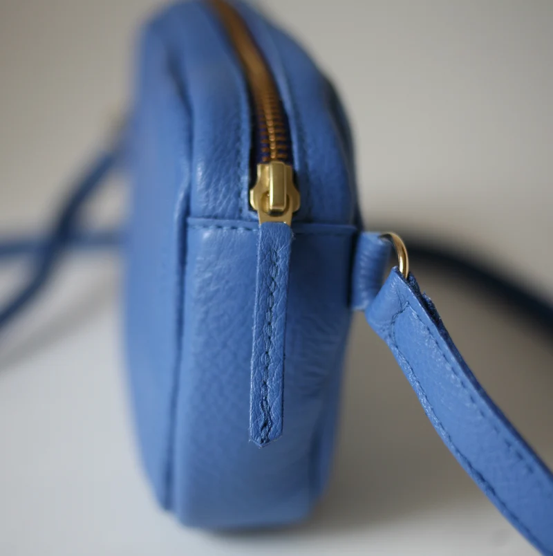 Handtasche OVAL Kornblumenblau