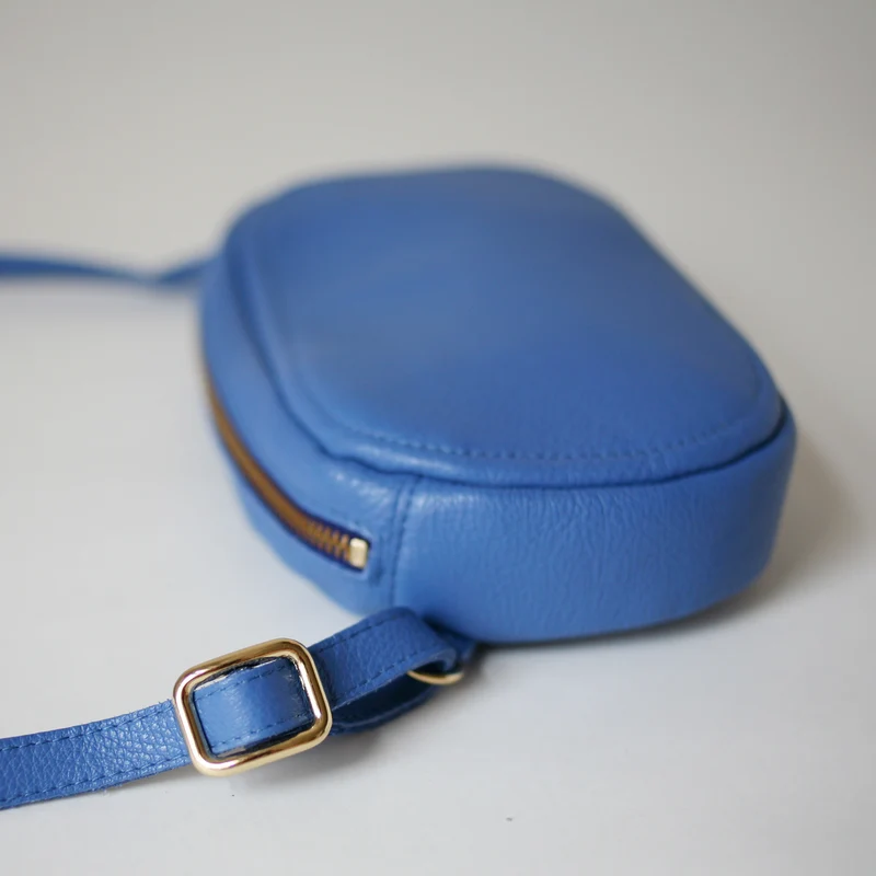 Handtasche OVAL Kornblumenblau