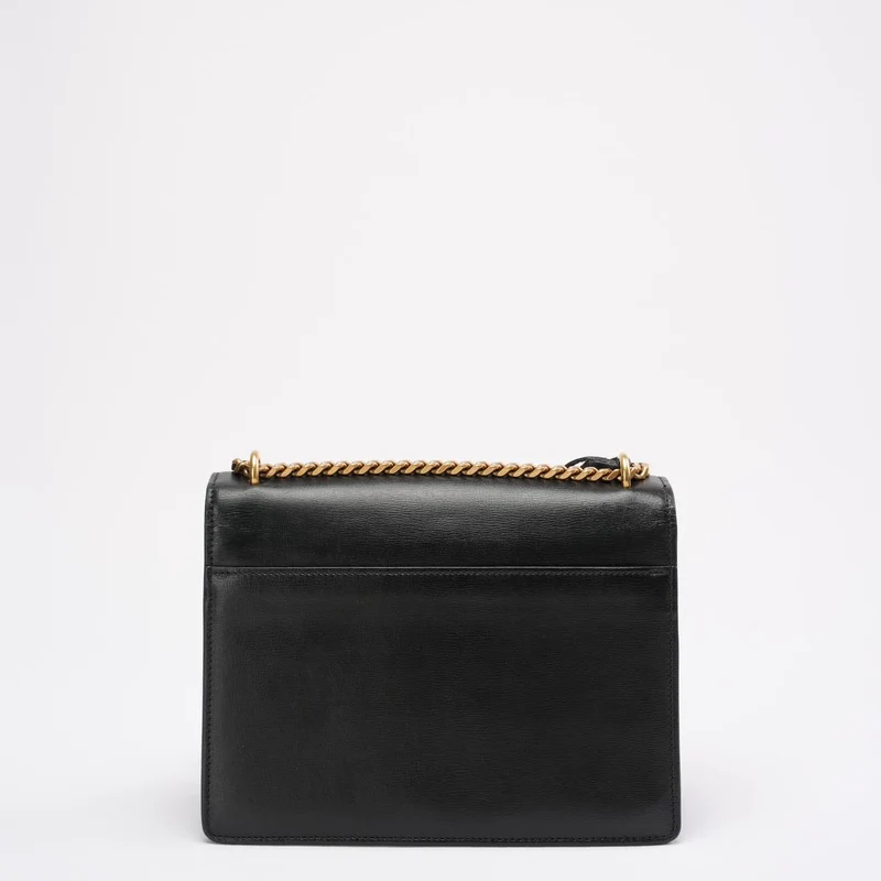 Saint Laurent Schwarzes Kalbsleder Medium Monogram Sunset 2021