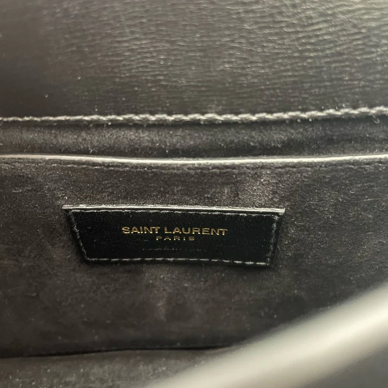 Saint Laurent Schwarzes Kalbsleder Medium Monogram Sunset 2021