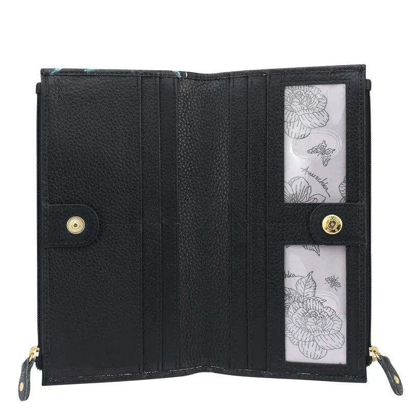 RFID-blockierende, zweifach gefaltete RFID-Geldbörse – 1171