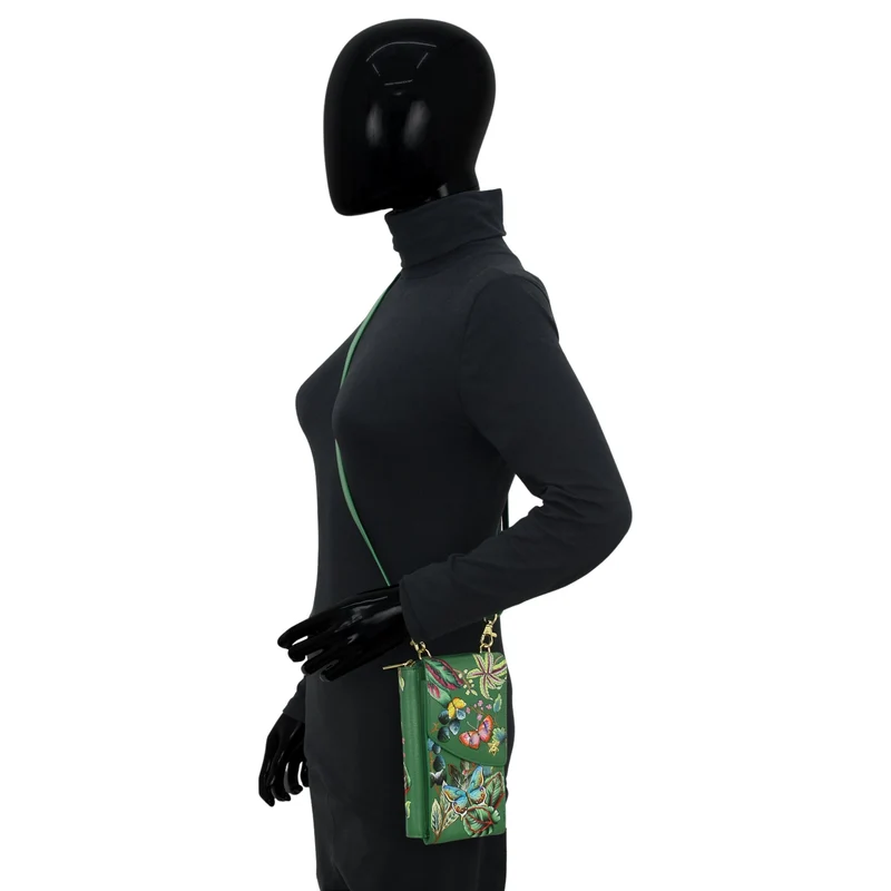 RFID-blockierende Crossbody-Telefonhülle - 1173