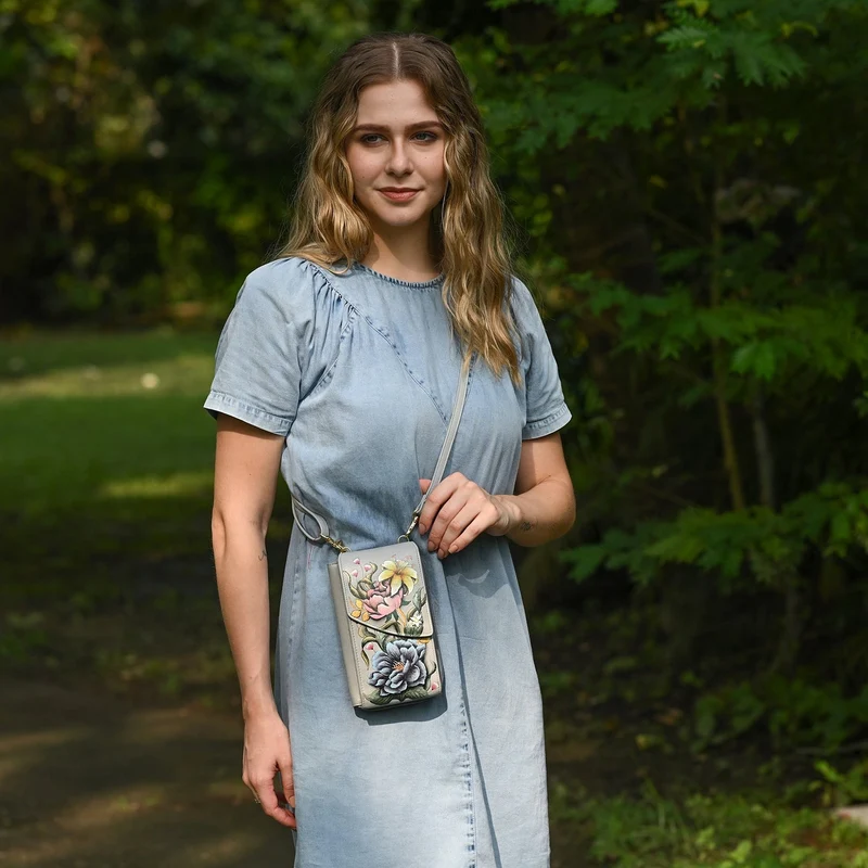 RFID-blockierende Crossbody-Telefonhülle - 1173