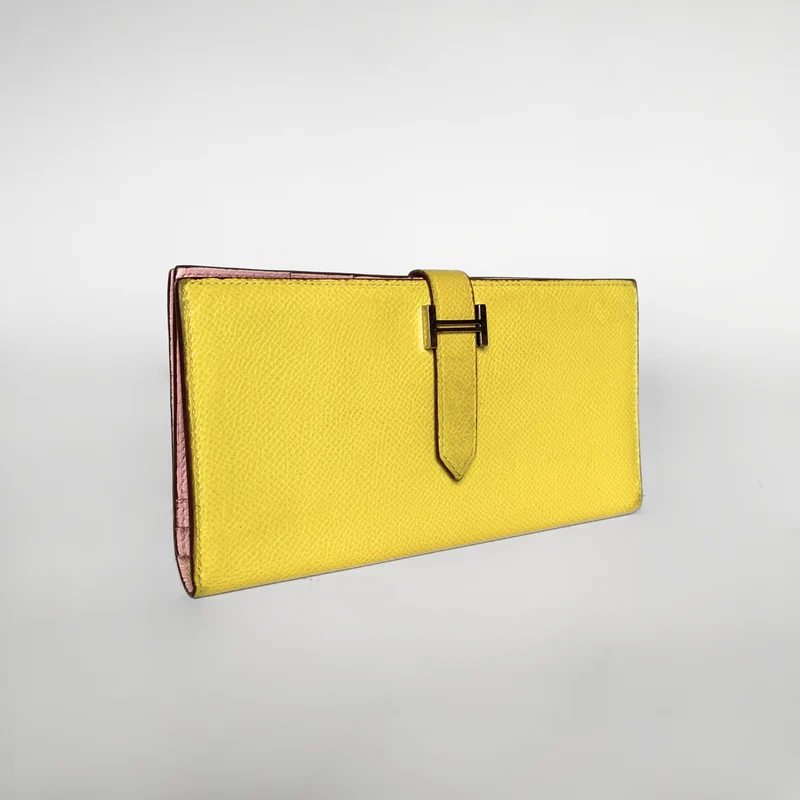 Hermès Bearn Geldbörse Epsom Leder
