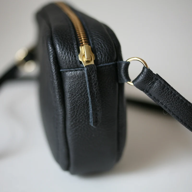 Handtasche OVAL Schwarz