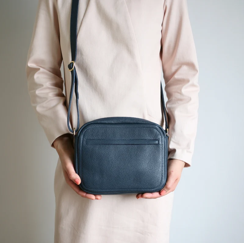 Handtasche ZIP M Blau