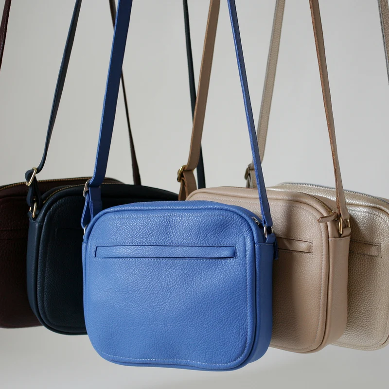 Handtasche ZIP M Blau