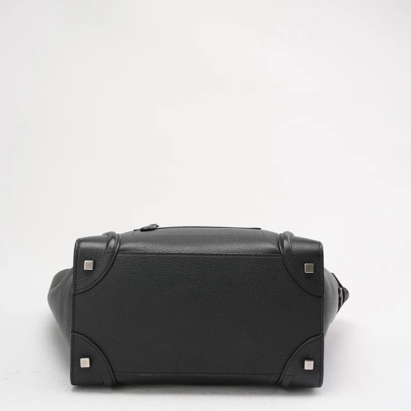 Celine Black Luggage Micro Tote 2016