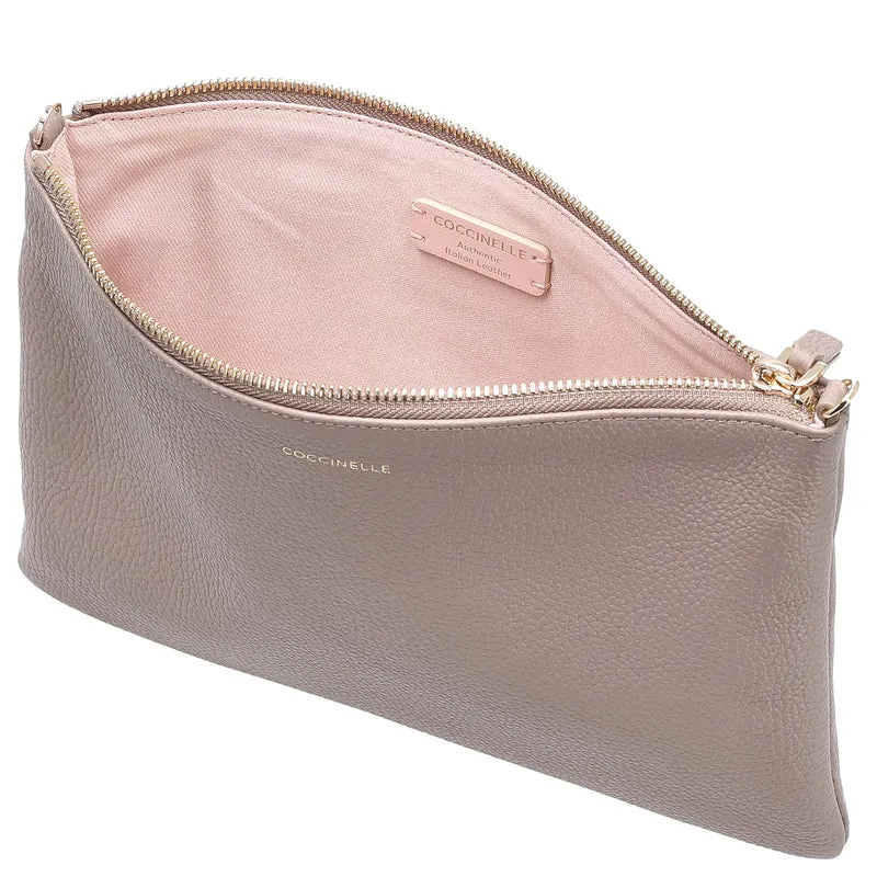 Coccinelle Best Crossbody - Umhängetasche 27.5 cm (warm taupe)