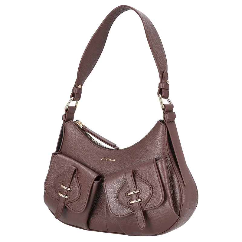 Coccinelle Mavery Pocket - Schultertasche 29 cm (berry)